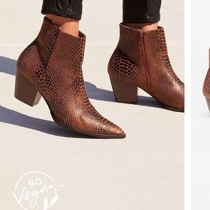 Cowboy style Chelsea snake boot, Going West by Matisse & Free People
